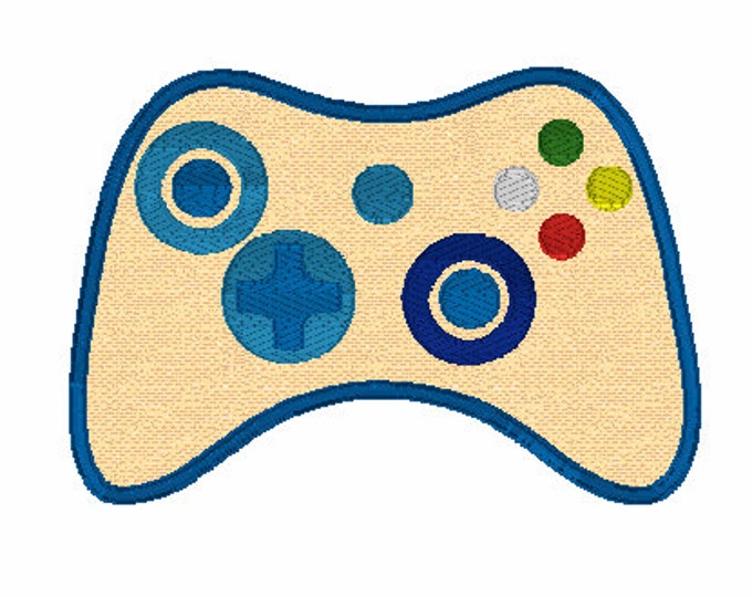 Embroidery Design of Game Pad Applique