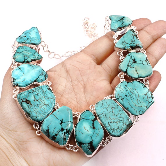 【本物】turquoise stone ネックレスチャーム　silver925 本物】turquoise stone ネックレスチャーム silver925 本物】turquoise