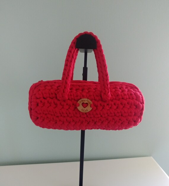 Mini Barrel Crochet Bag