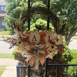 Couronne de vigne d'automne