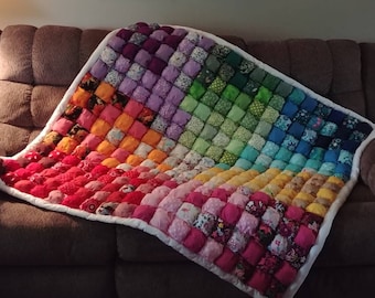 Upcycled Puff Quilt