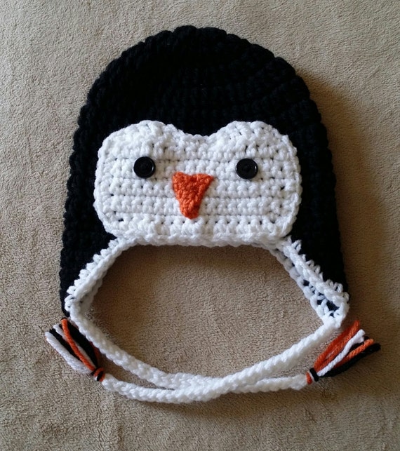 Penguin Earflap Hat