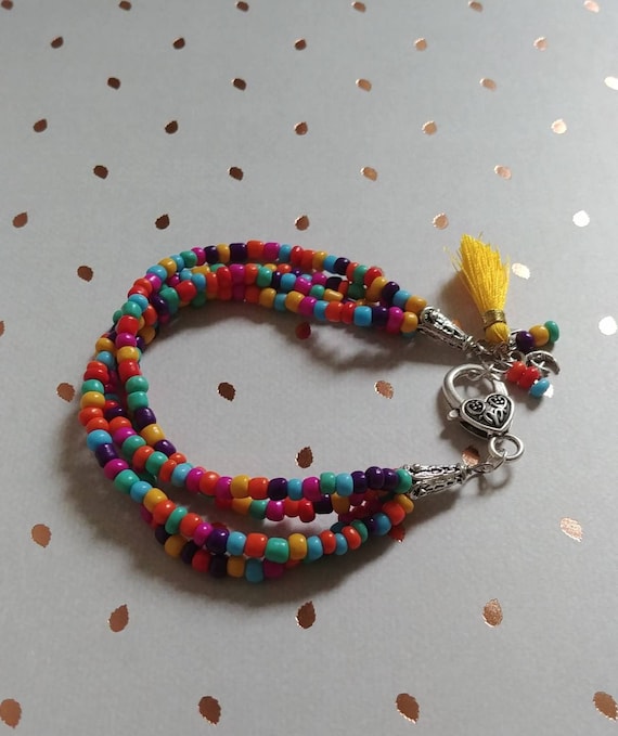 Fiesta Multistrand Beaded Bracelet