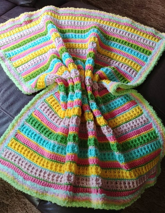 Pastel Baby Toddler Blanket