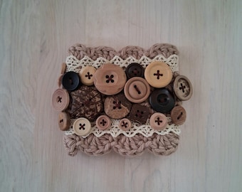 Button Cuff Bracelet