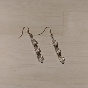Crystal Beaded Dangle Earrings