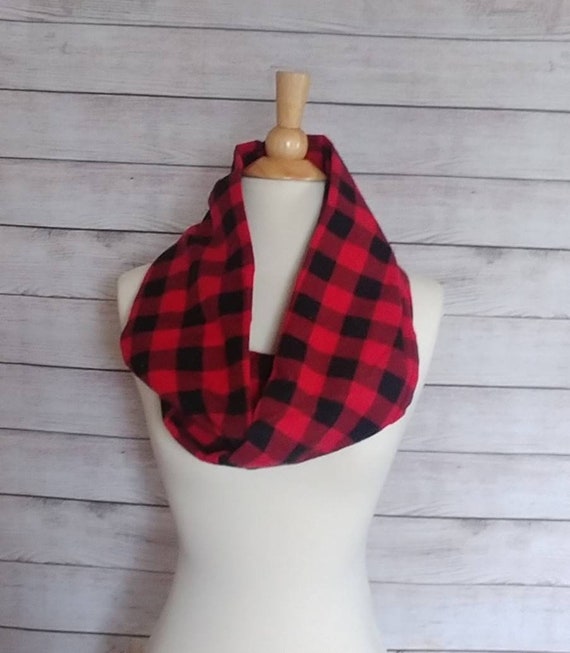 Flannel Buffalo Plaid Infinity Scarf