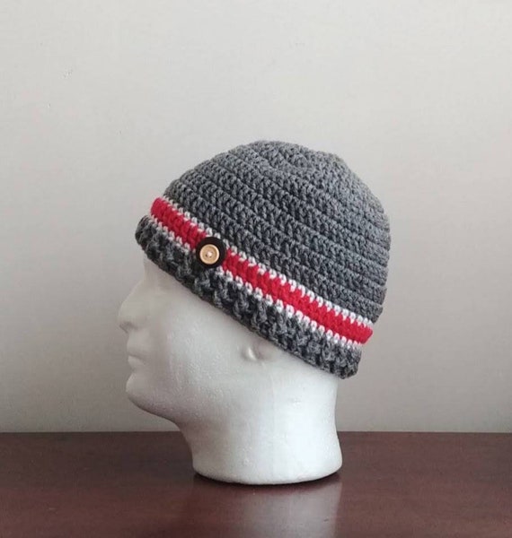 Crochet Buckeye Beanie