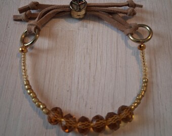 Golden Beaded Bracelet