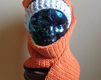 Crochet Fox Hat/Scarf Combo Adult