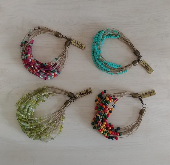 Multi-strand Beaded Bracelets