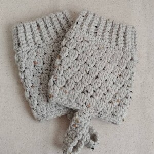 Ankle Warmers Speckled Cream