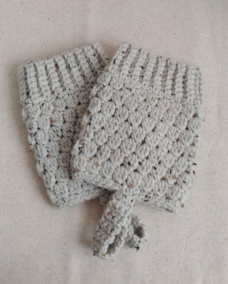 Ankle Warmers Speckled Cream