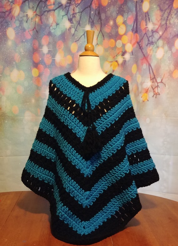 Chunky Crochet Poncho