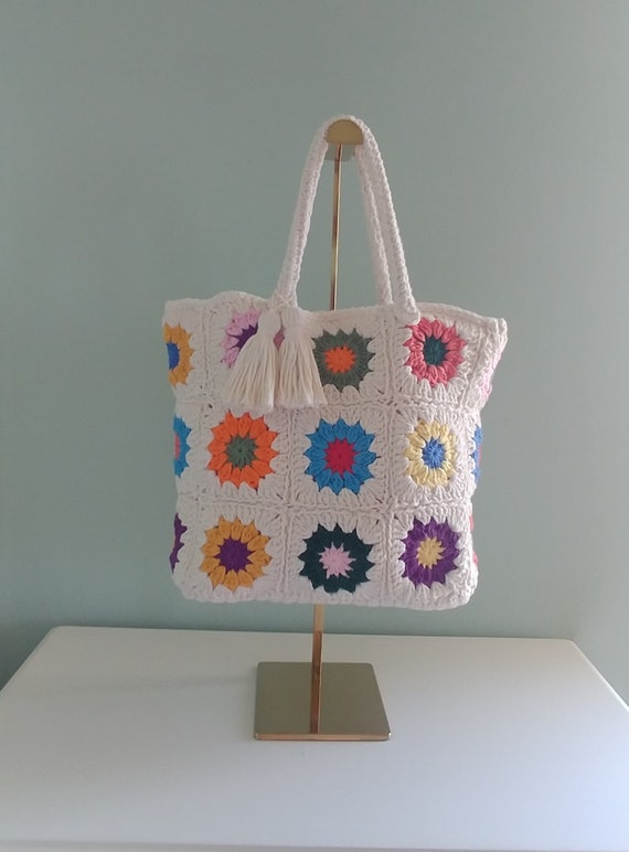 Crochet Sunburst Bag