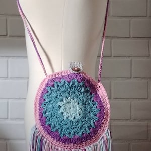 Bolsa de mandala pastel