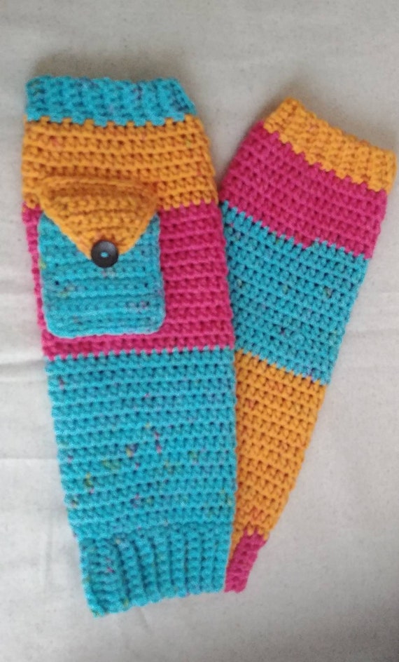 Rainbow Sherbert Leg Warmers