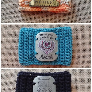 Crochet Cuff Bracelets, 3 styles