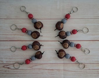 Lucky Buckeye Keychain