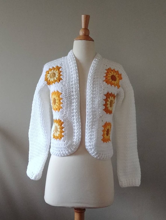 Starburst Orange Cropped Sweater Starburst Orange Cropped Sweater