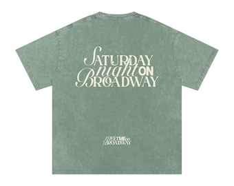 Saturday Night on Broadway Shirt | SNOB Theater Tee | Musical Lover Gift | Broadway Fan Apparel