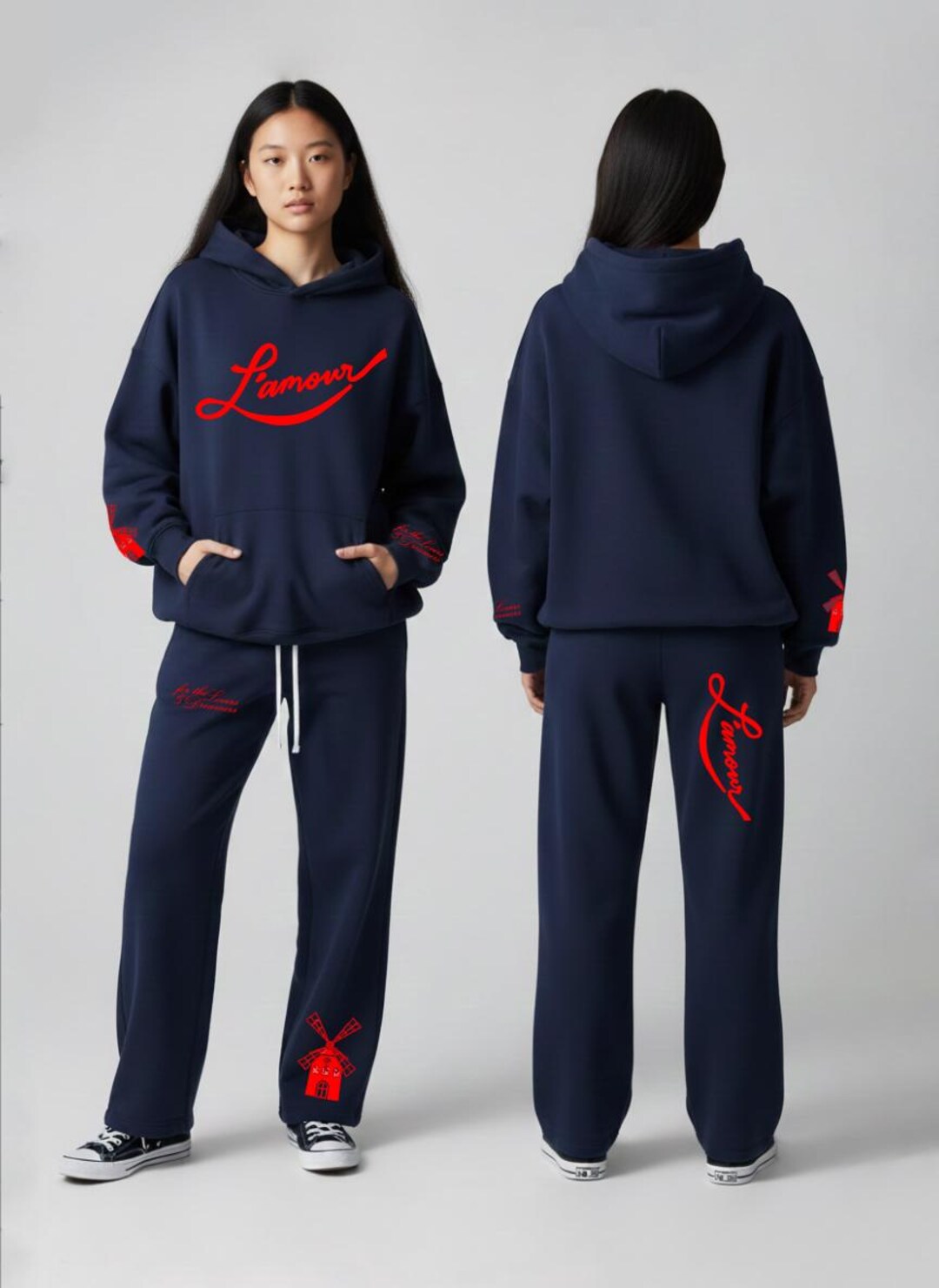 Moulin Rouge Inspired Oversized Fleece Hoodie | Broadway Sweatshirt ...