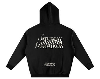 Saturday Night on Broadway Hoodie | Theater Lover Gift