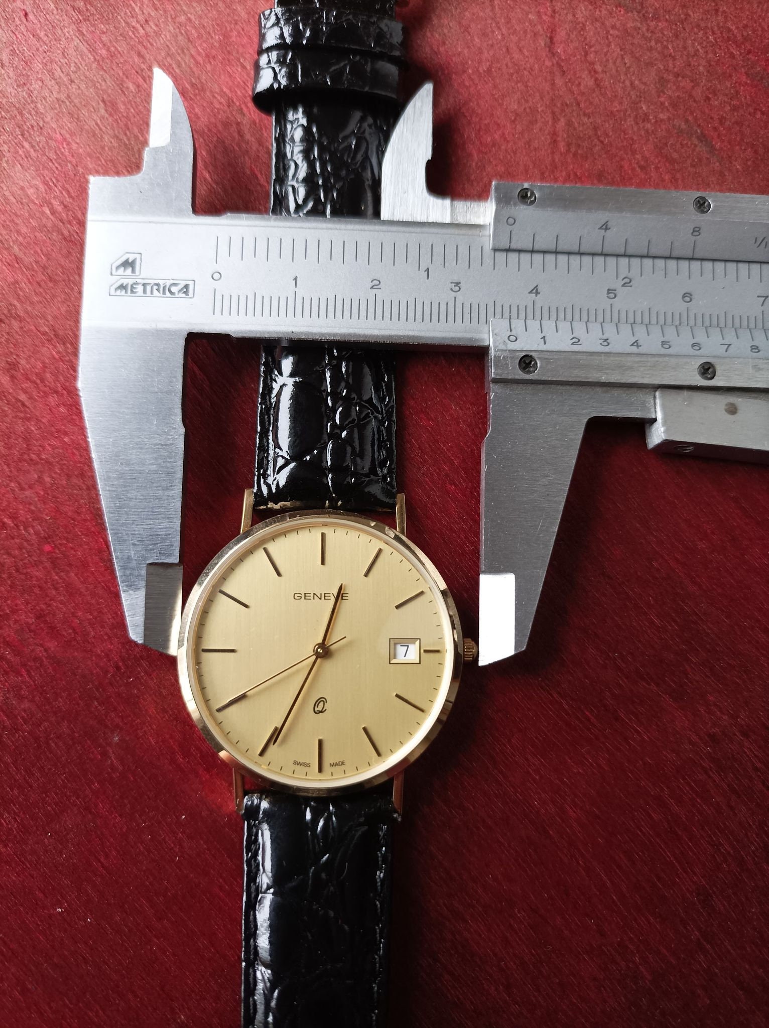 14K Solid Gold Watch Case 33mm VGC Engraved Back Paper Etsy