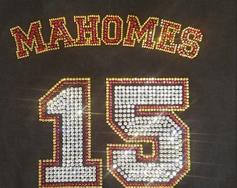 Add ON to Back of my Chiefs shirt MAHOMES 15 Kansas City that is purchased on this site