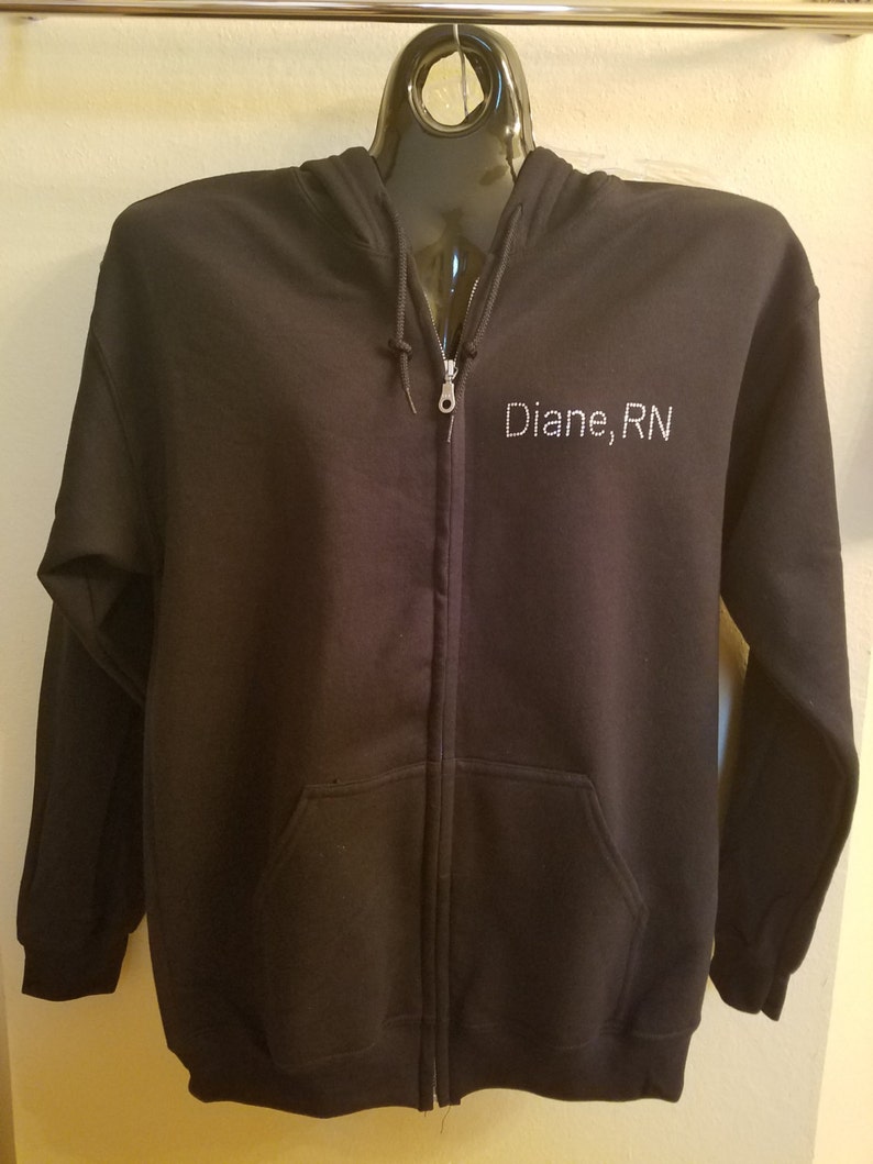 Hospital Nurse Zip up Hoodie Sweatshirt Corporate Women's Etsy