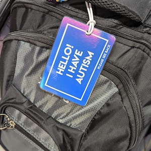 Personalized Emergency Tag, Special Needs Tag, Emergency information