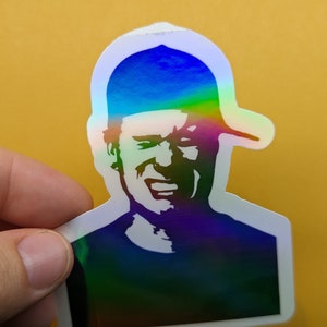Cheesing Tom Delonge Sticker- Blink 182- water resistant