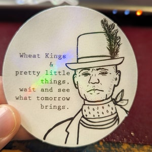 Gord Downie, Tragically Hip, Canadian Music star sticker