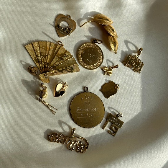 Gold filled charms clearance