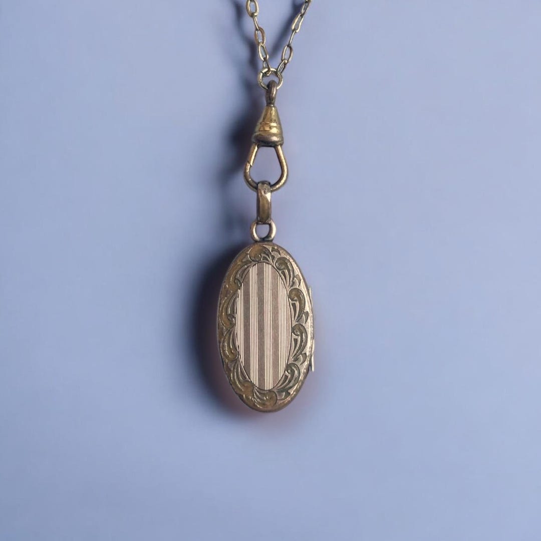 Antique Victorian Pocket Watch Chain Locket Necklace Reworked Watch Fob ...
