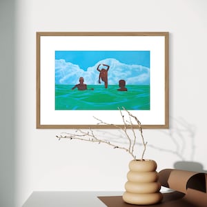 Black Boy Joy - Inocencia Negra. Limited edition print by Mark Feijão Milligan II - African American Art, Afrofuturist