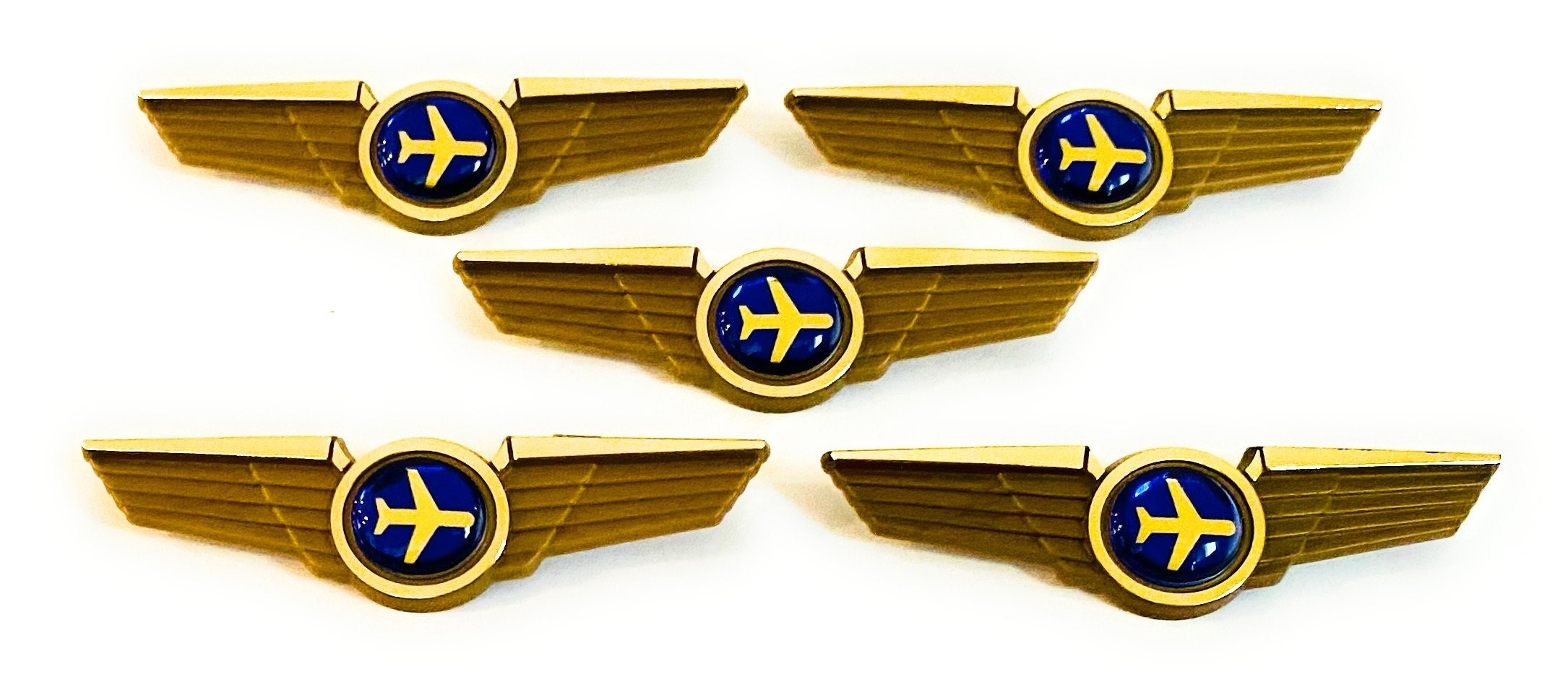 ピンバッジ VIntage Enamel Military Pin 15 Wings