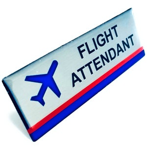 Airlines Flight Attendant and Flight Crew Uniform Badges - Etsy