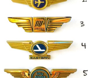 Pick Your Own Kids Aviator Airplane Pilot Wing Pin (Comes Sealed in Pilot Wing Pin Package)