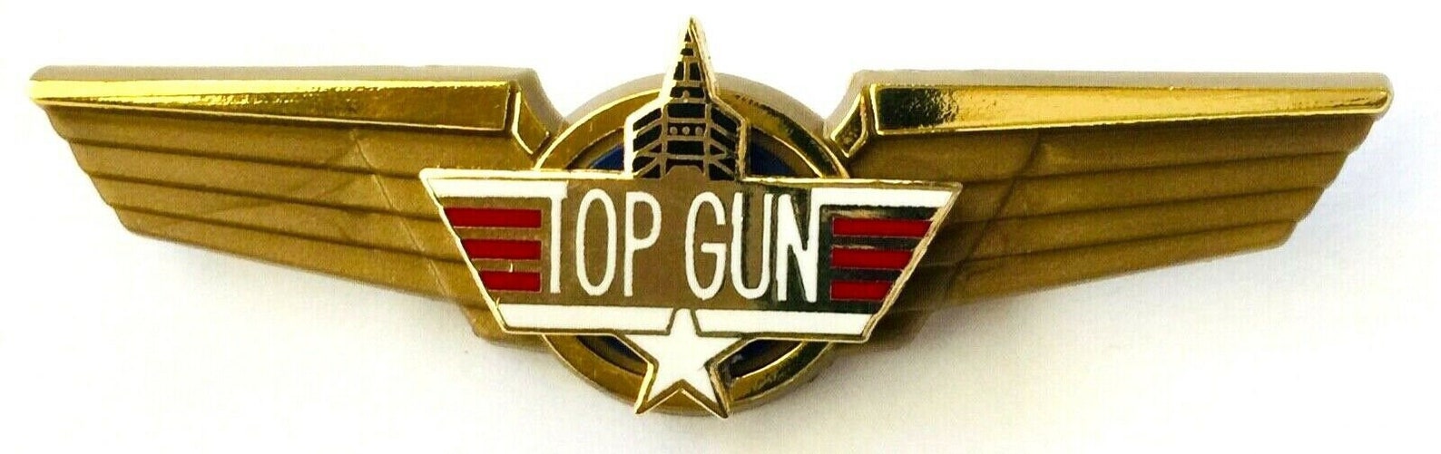 TOP GUN NAVY Fighter Pilot Wings Lapel Pin Etsy