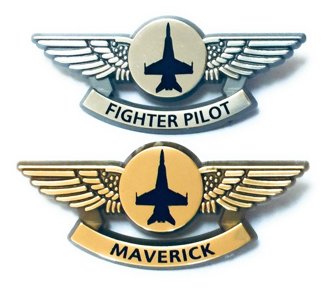 Top Gun Maverick Navy F18 Fighter Pilot Costume Party Wings Etsy