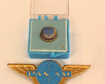 Vintage Pan Am Pin, Wings Badge - Junior Clipper Stewardess