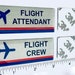 Airlines Flight Attendant and Flight Crew Uniform Badges - Etsy