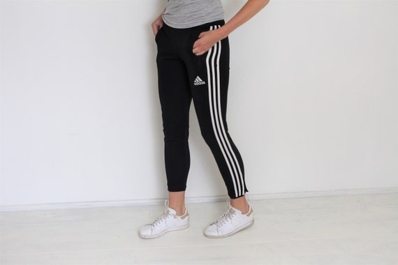 white adidas pants womens