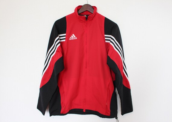 adidas jacket with red stripes