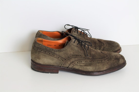 Brown mens Oxford shoes SANTONI Shoes 