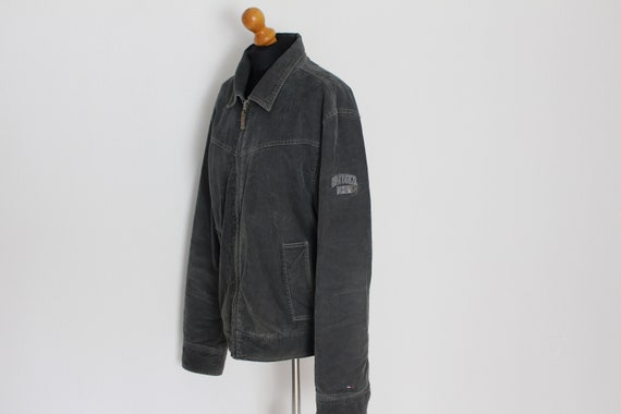 Mens Gray Corduroy Jacket TOMMY HILFIGER Dark Gre