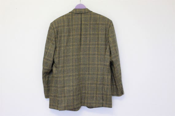 Yves Saint Laurent Tweed Jacket Glen Plaid Tweed … - image 4