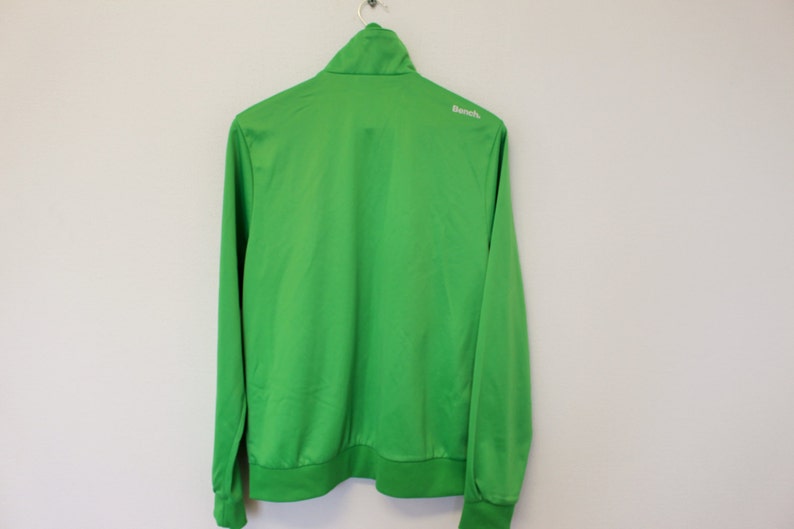Track Jacket BENCH Athletic Jacket Windbreaker Bright Green Etsy