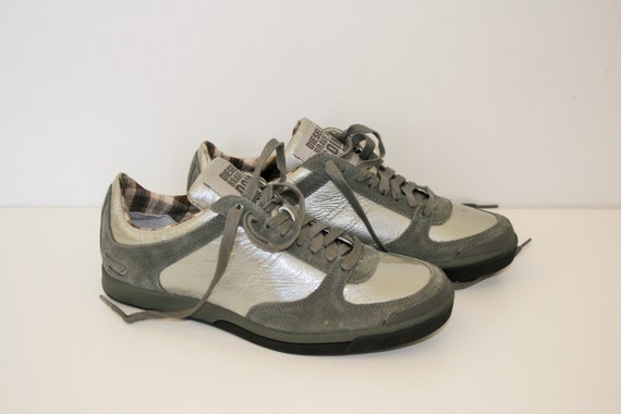 diesel silver shoes